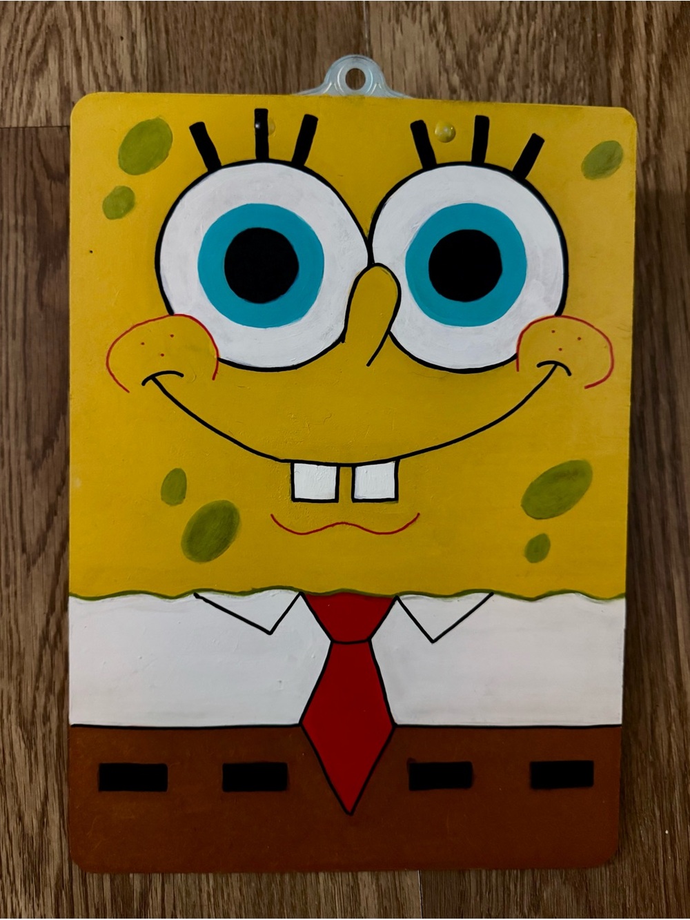 Hand painted SpongeBob clipboard!